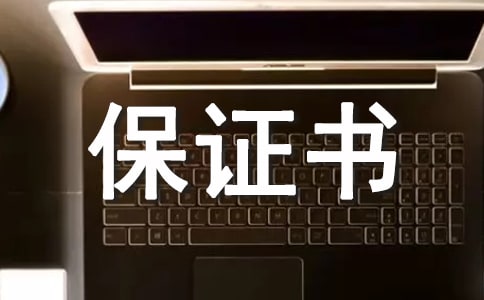 医药产品质量保证书