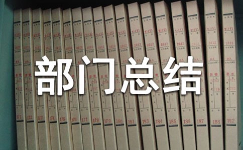 部门总结范文