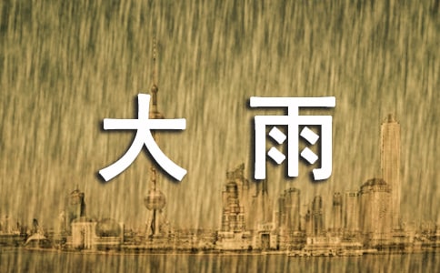 突如其来的大雨作文集锦【15篇】