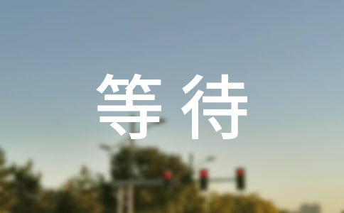 等待高中作文汇编15篇