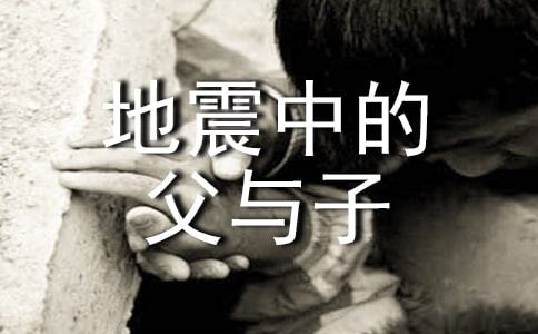 地震中的父与子读书随笔范文