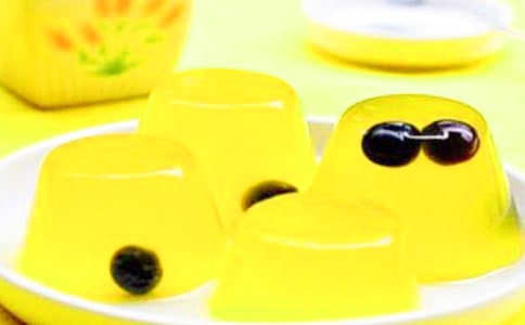 玫瑰红酒果冻