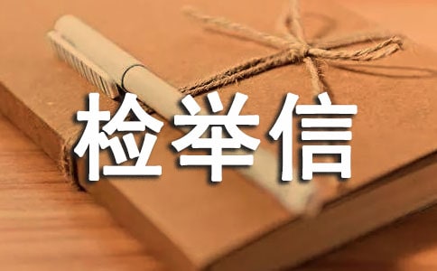 投诉村干部检举信