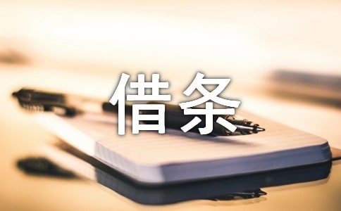 借条模板精选