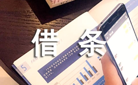 借条范本 担保人
