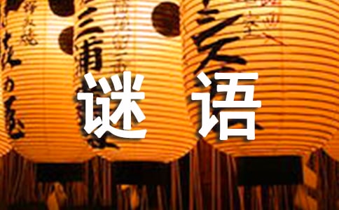 猜字谜语大全及答案