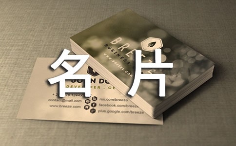 我是一张怎样的名片_650字