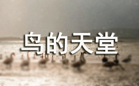 【热门】鸟的天堂作文