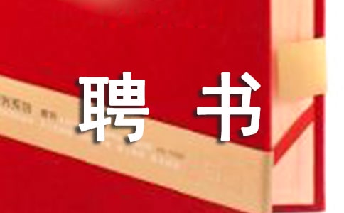 中级技术职称聘书样本