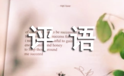 给高中生的期末评语