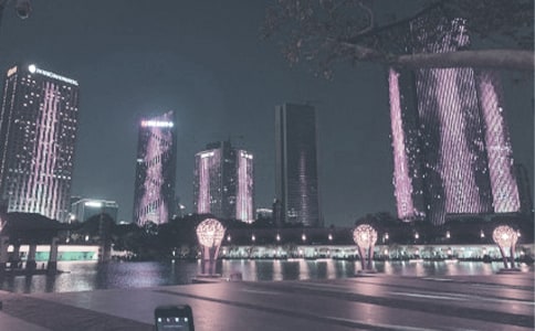 美丽的千灯湖作文