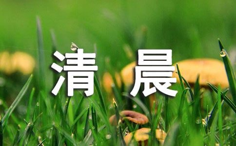 清晨一句话暖心话