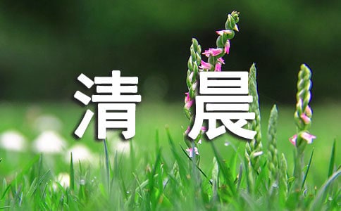 清晨微语(精选90句)