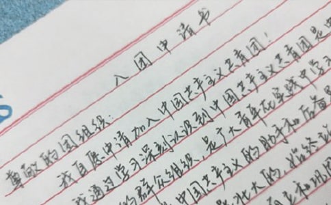 初三入团申请