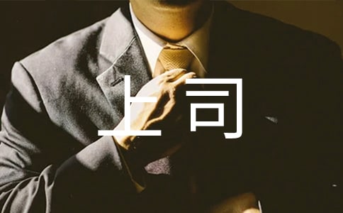 给上司道歉信范文