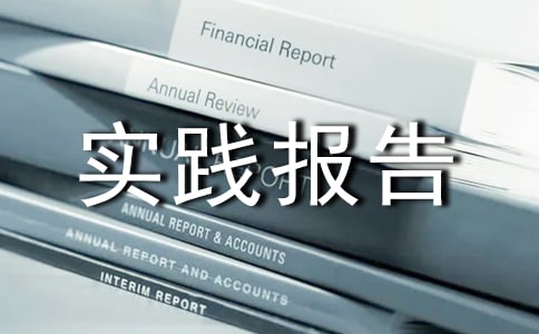 2015年暑期实践报告