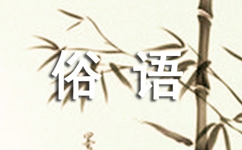 关于反义的俗语赏析