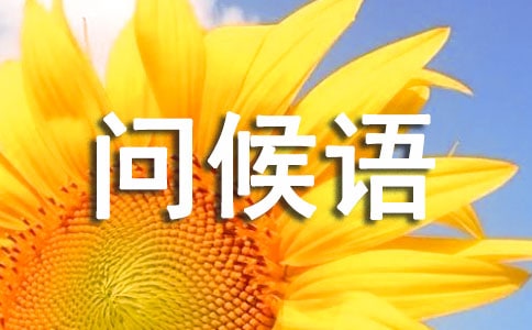 下午简短问候语大全