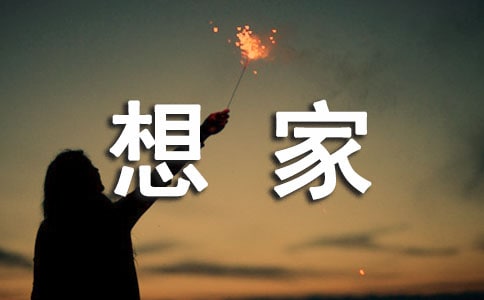想家的时候作文(集合6篇)