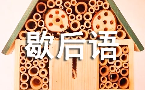有趣的歇后语作文300字范文