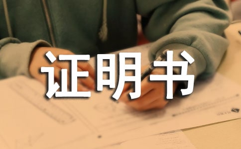 工作经验证明书写格式