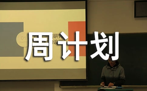 托班周计划安排