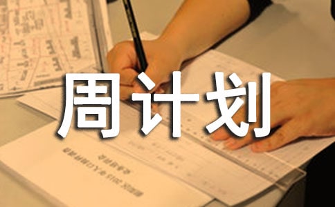 大班第二学期的周计划