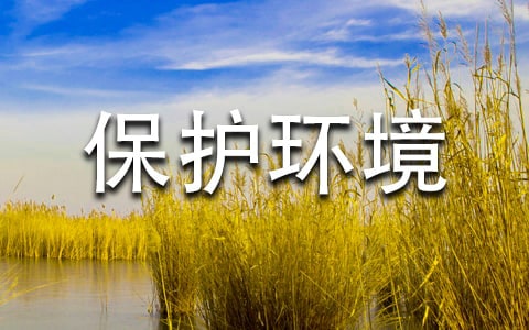 【热门】建议保护环境的建议书模板九篇