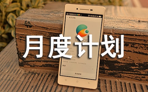 月度计划书