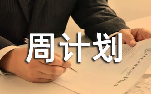 周计划